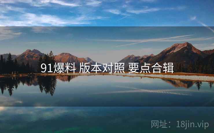 91爆料 版本对照 要点合辑