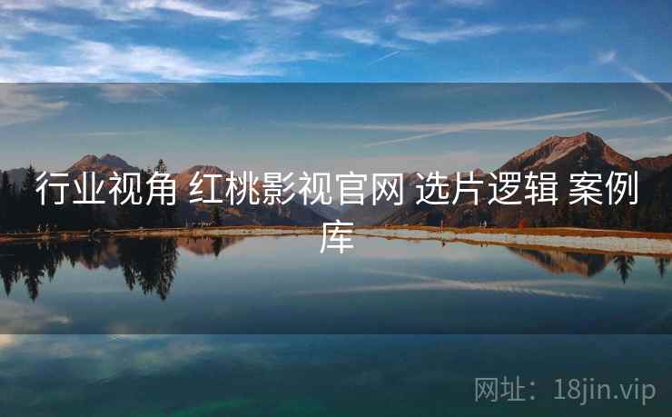 行业视角 红桃影视官网 选片逻辑 案例库