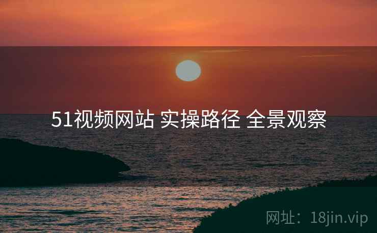 51视频网站 实操路径 全景观察