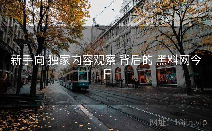 新手向 独家内容观察 背后的 黑料网今日