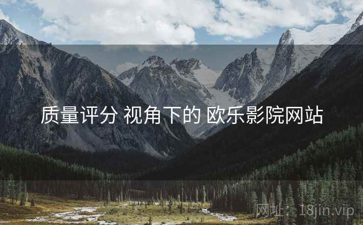 质量评分 视角下的 欧乐影院网站