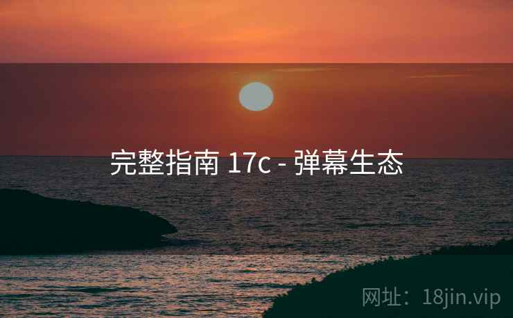 完整指南 17c - 弹幕生态